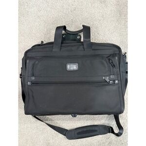 Tumi Black‎ Ballistic Nylon Wheeled Briefcase Laptop Bag Travel Carry On
